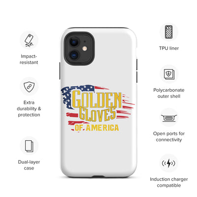 Golden Gloves USA Tough iPhone case