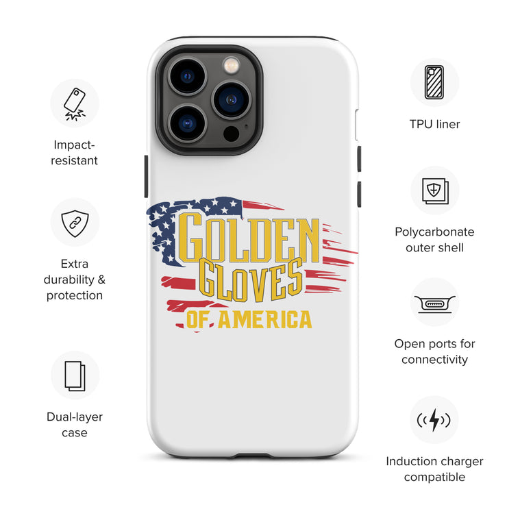 Golden Gloves USA Tough iPhone case